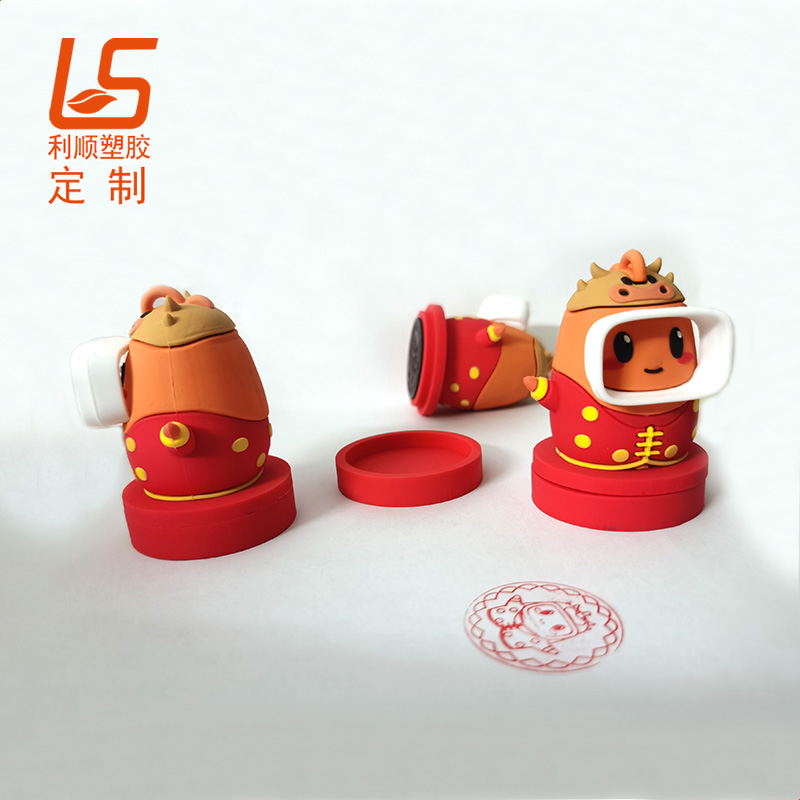 PVC軟膠立體公仔印章 立體公仔光敏儲(chǔ)油印章立體公仔印章 (4)