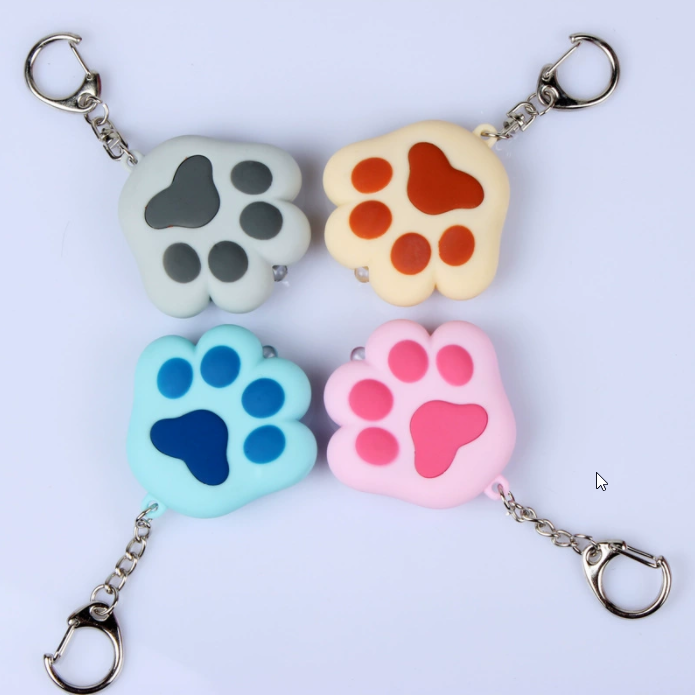 貓爪LED發(fā)光發(fā)聲鑰匙扣定制代工LED發(fā)光發(fā)聲鑰匙扣 (3)