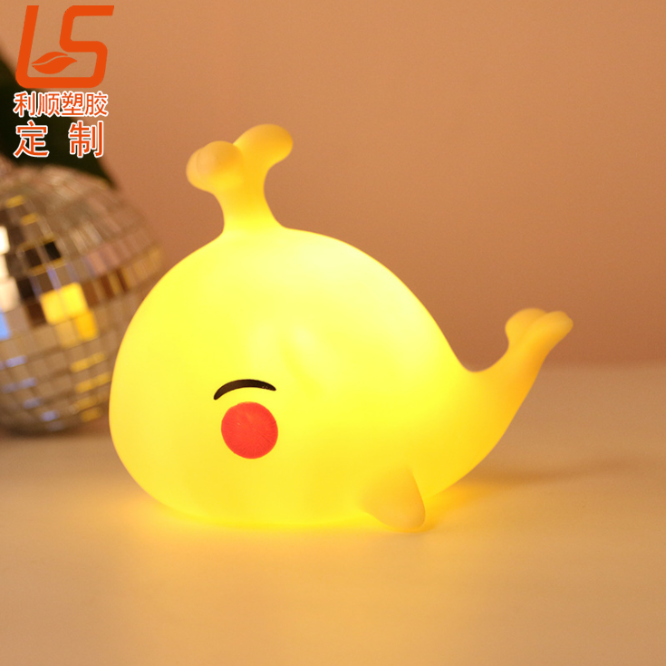 硅膠卡通公仔LED睡眠燈硅膠LED拍拍燈 (1)