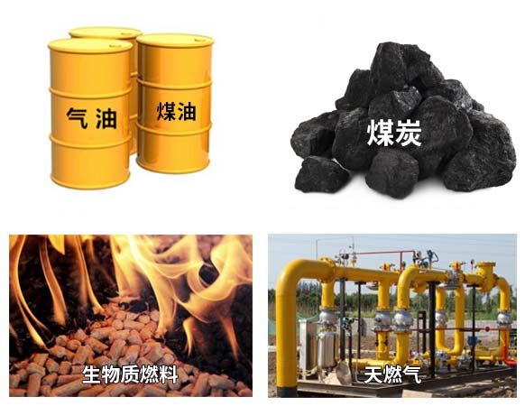常見的熱源可以分為固體燃料、液體燃料、氣體燃料等
